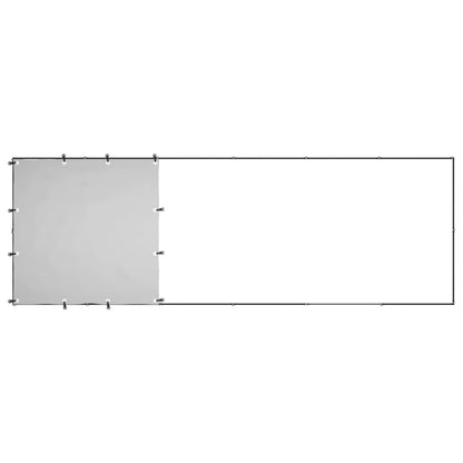Hondenkennel 330x110x110 cm staal zwart 330 x 110 x 110 cm Zwart