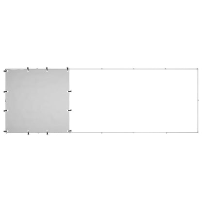 Hondenkennel 330x110x110 cm staal zilverkleurig 330 x 110 x 110 cm Zilver