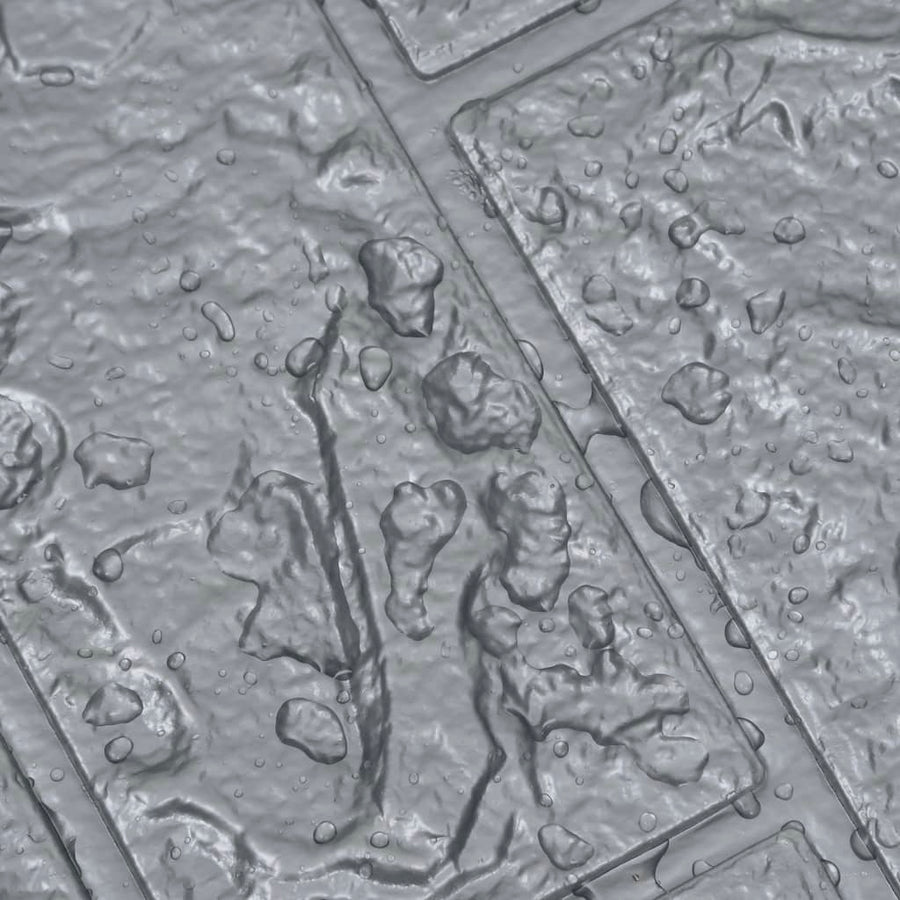 3D-Behang Zelfklevend 20 St Bakstenen Antracietkleurig