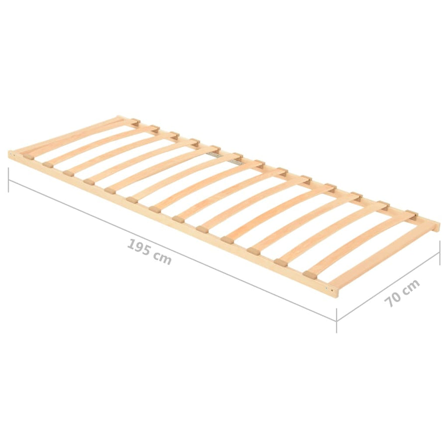 Lattenbodem Met 13 Latten 70 x 200 cm Vast