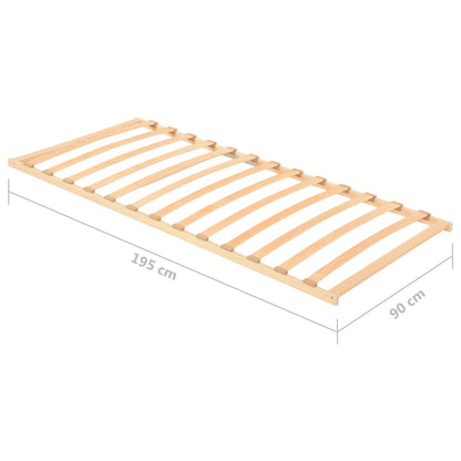 Lattenbodem Met 13 Latten 90 x 200 cm Vast