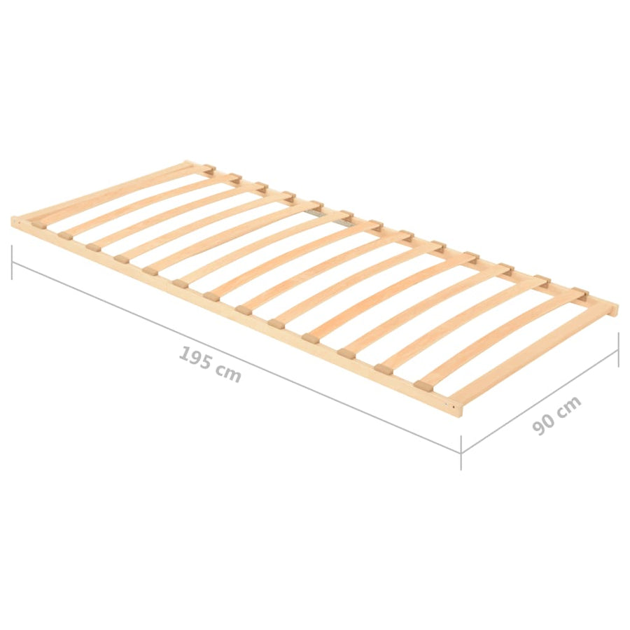 Lattenbodem Met 13 Latten 90 x 200 cm Vast