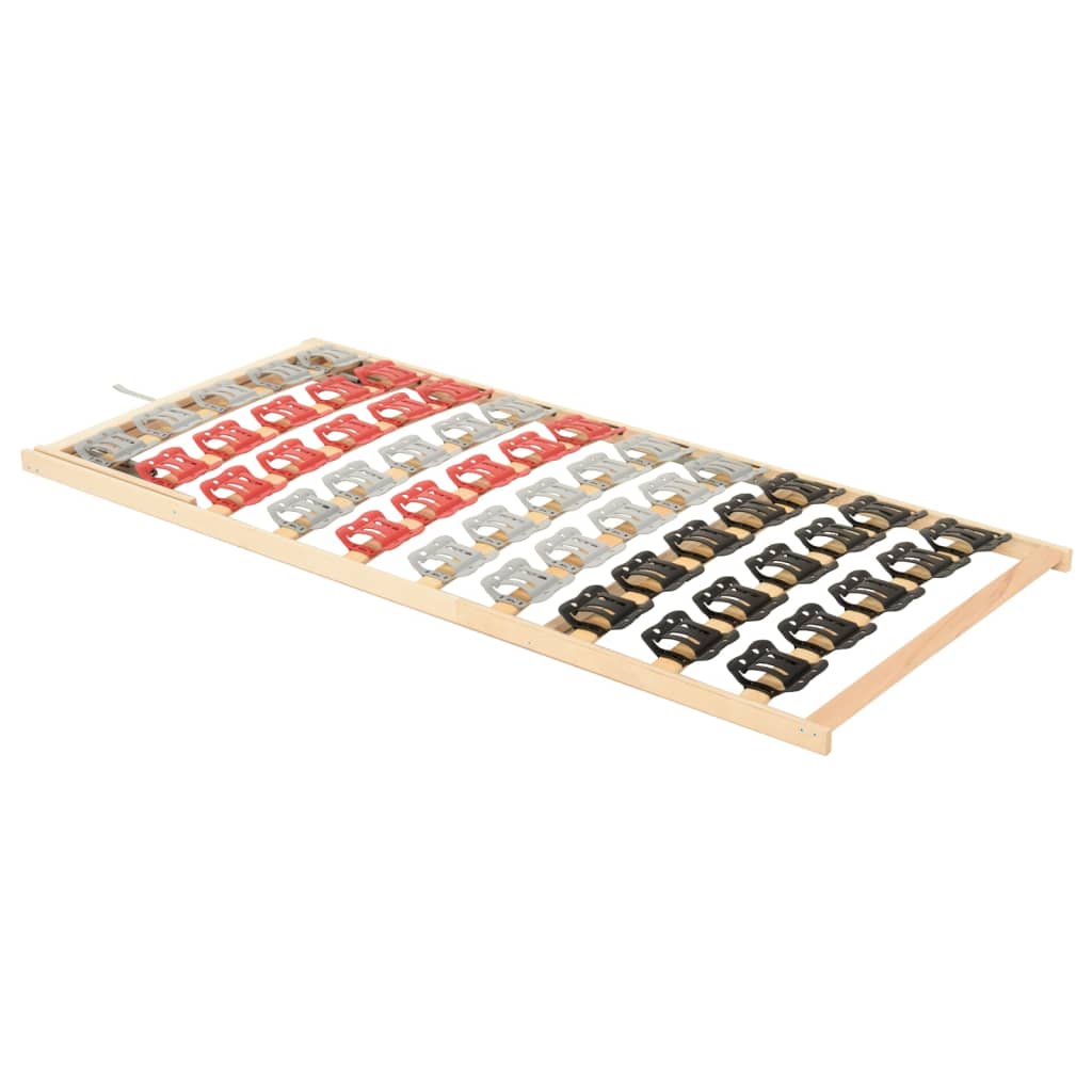 Bedframe Met 12 Latten Verstelbaar Hoofdeinde 80X200 Cm 80 x 200 cm Verstelbaar hoofdeinde (handmatig)