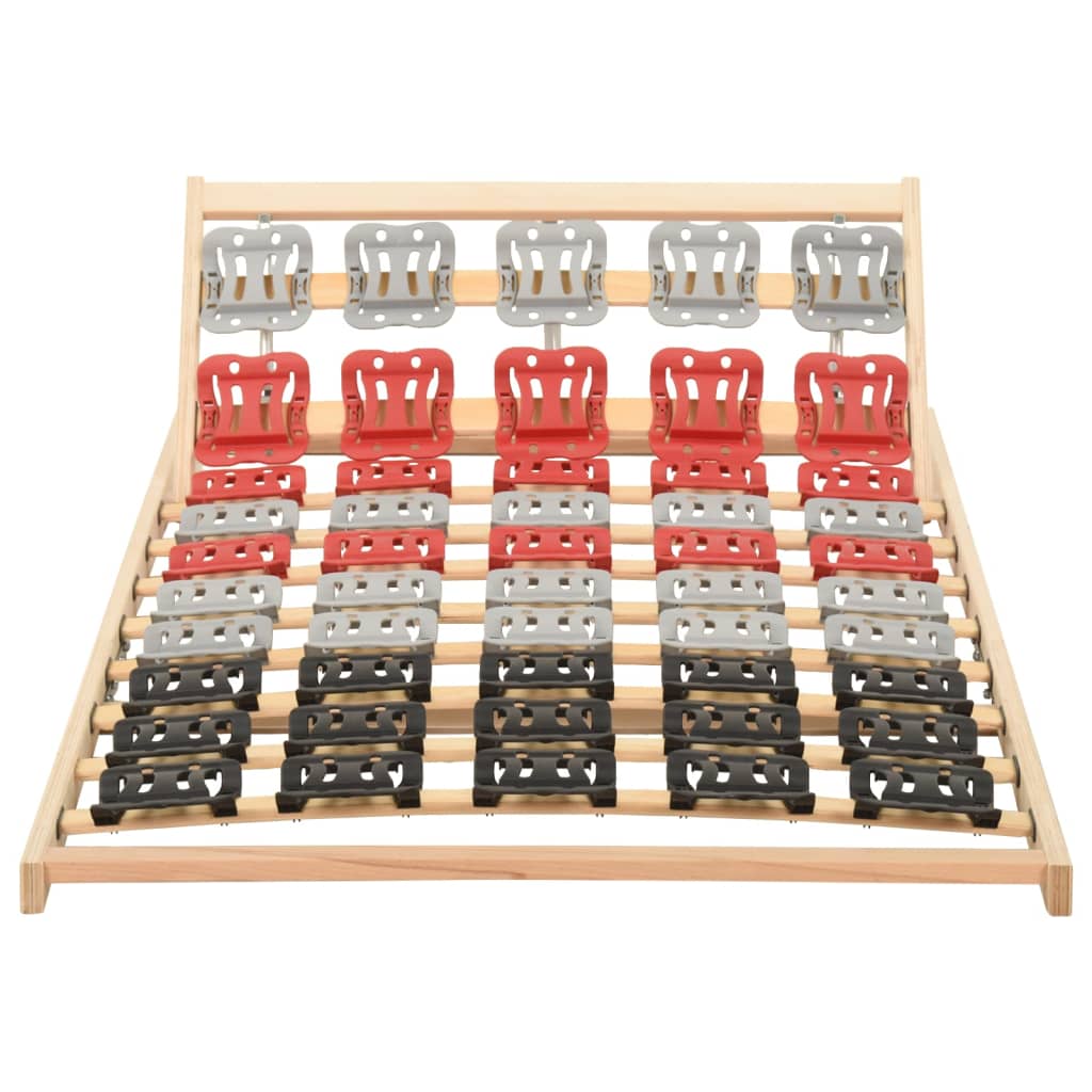 Bedframe Met 12 Latten Verstelbaar Hoofdeinde 80X200 Cm 80 x 200 cm Verstelbaar hoofdeinde (handmatig)