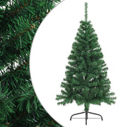 Kunstkerstboom half 120 cm PVC groen