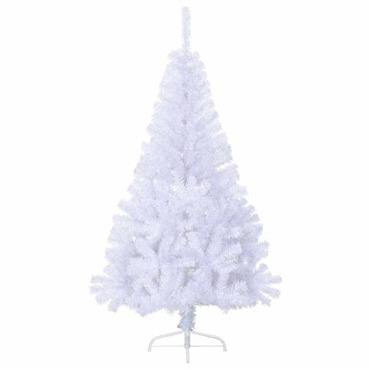 Kunstkerstboom Met Standaard Half 150 Cm Pvc Wit 150 x 95 cm