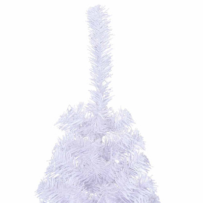 Kunstkerstboom Met Standaard Half 150 Cm Pvc Wit 150 x 95 cm