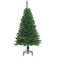Kunstkerstboom met dikke takken 120 cm PVC groen