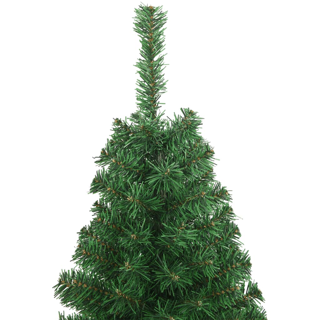 Kunstkerstboom met dikke takken 120 cm PVC groen