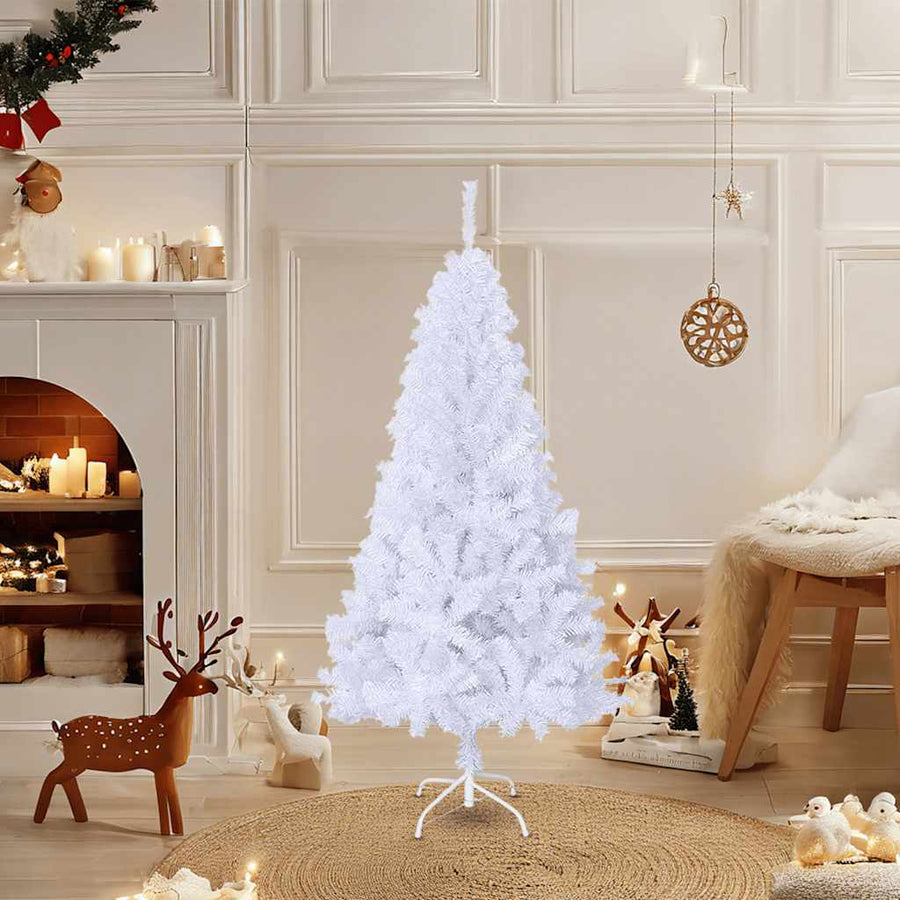 Kunstkerstboom Met Dikke Takken 120 Cm Pvc 120 x 60 cm Wit