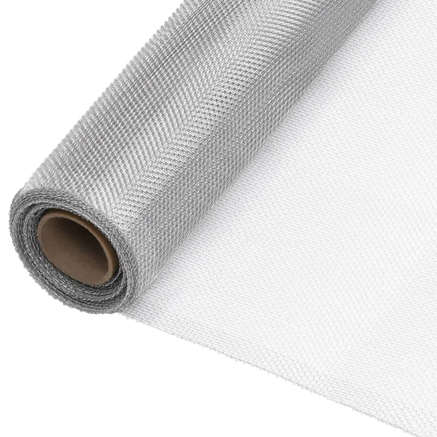 Gaas 100X500 Cm Aluminium Zilverkleurig