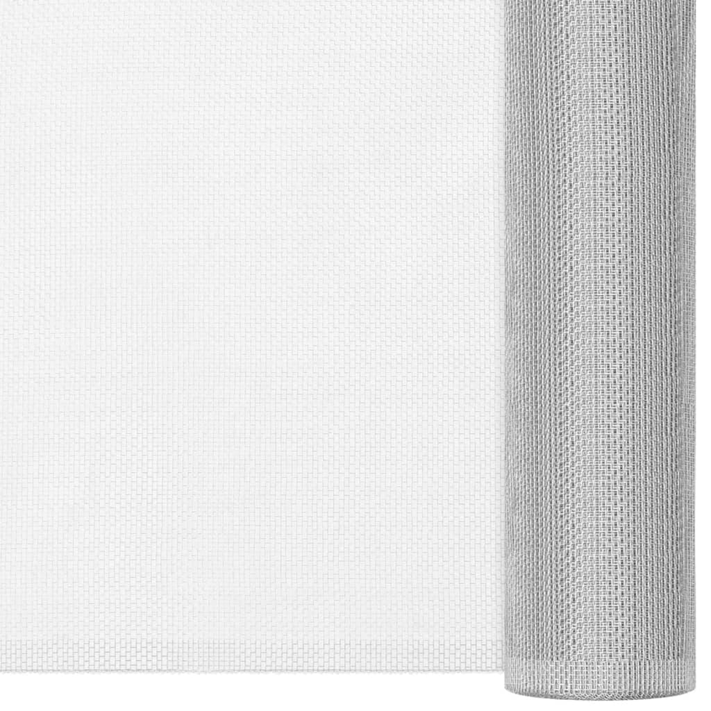 Gaas 80x1000 cm aluminium zilverkleurig 80 x 1000 cm