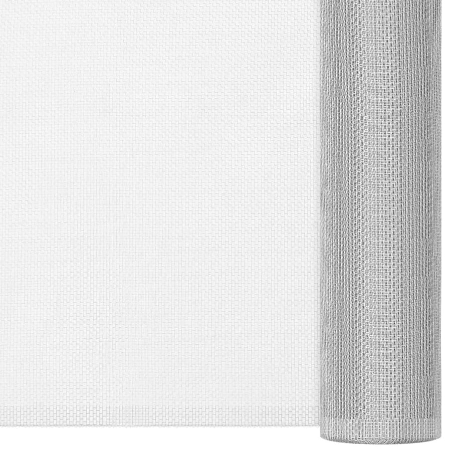 Gaas 80x2000 cm aluminium zilverkleurig 80 x 2000 cm