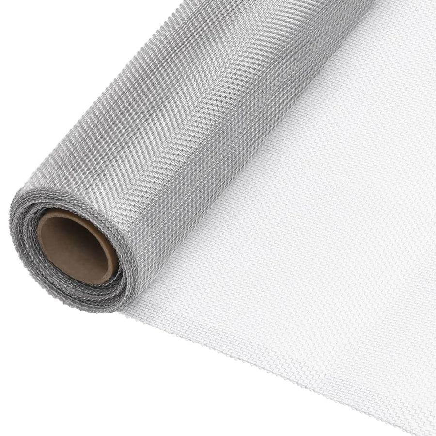Gaas 100X500 Cm Aluminium Zilverkleurig