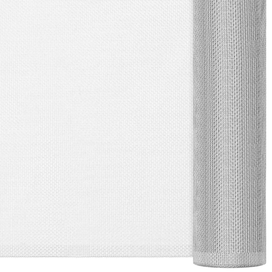 Gaas 112x2000 cm aluminium zilverkleurig 112 x 2000 cm