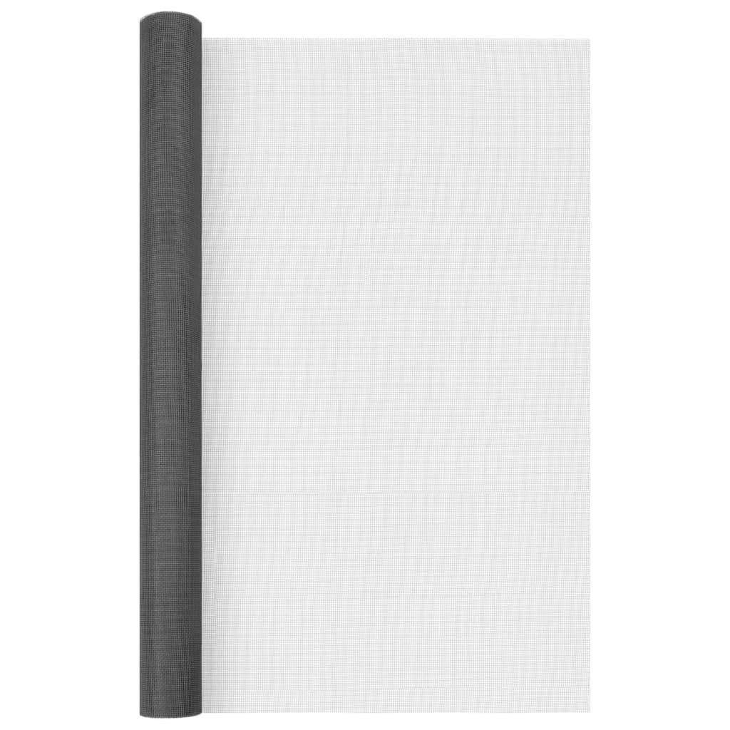 Gaas 60x500 cm glasvezel zwart 60 x 500 cm Zwart