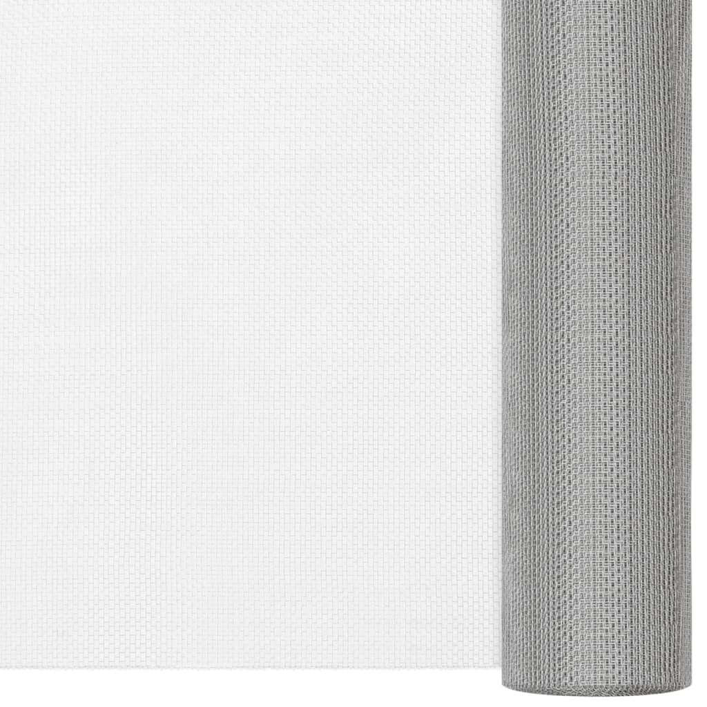 Gaas 60x1000 cm roestvrij staal zilverkleurig 60 x 1000 cm