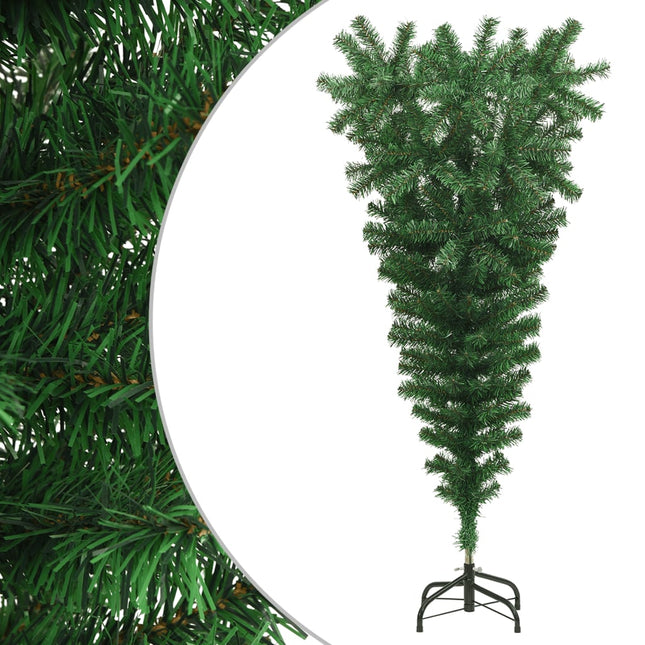 Kunstkerstboom omgekeerd met standaard 150 cm groen