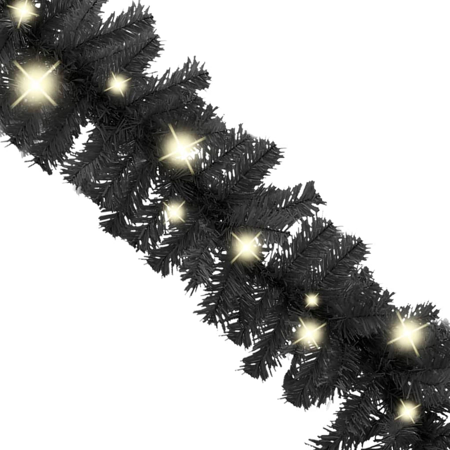 Kerstslinger Met Led-Lampjes 20 m Zwart