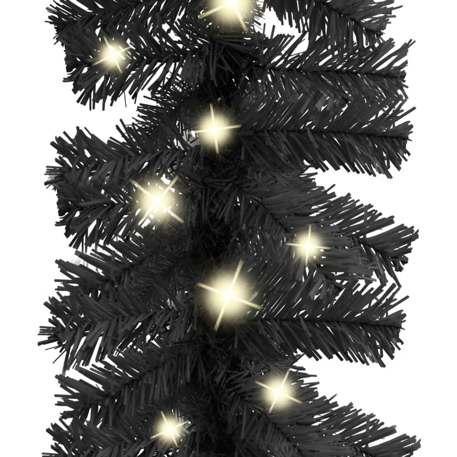 Kerstslinger Met Led-Lampjes 20 m Zwart