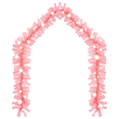 Kerstslinger Met Led-Lampjes 10 m Roze