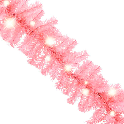 Kerstslinger Met Led-Lampjes 10 m Roze