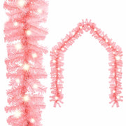 Kerstslinger LED 20 m roze
