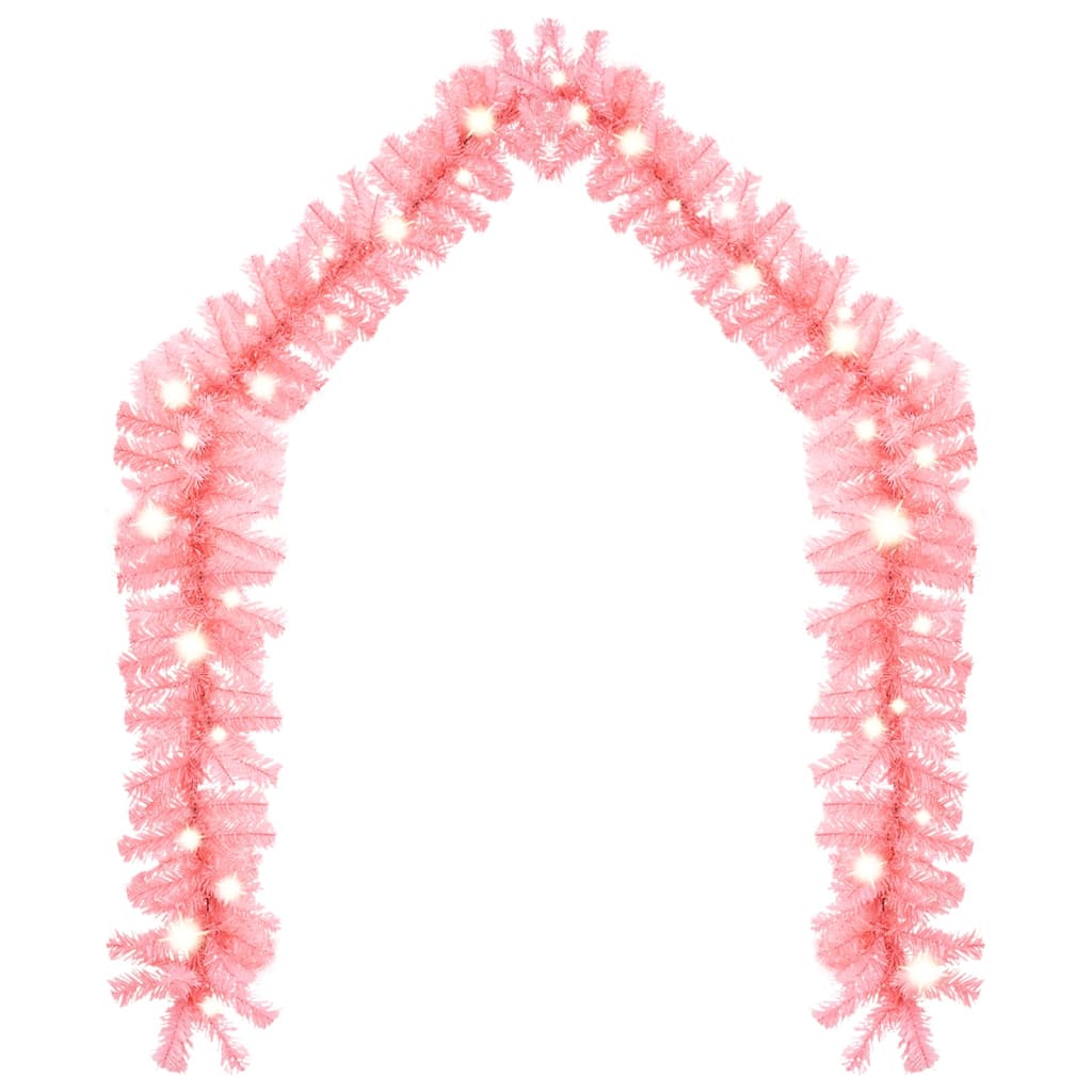 Kerstslinger Met Led-Lampjes 20 m Roze