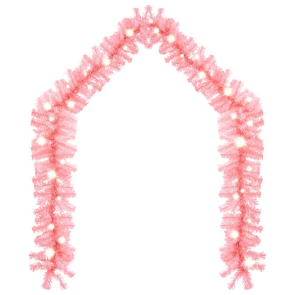 Kerstslinger Met Led-Lampjes 20 m Roze