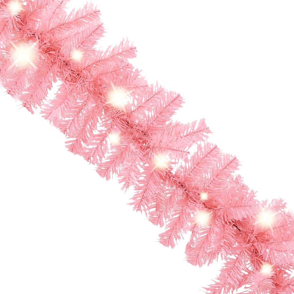 Kerstslinger Met Led-Lampjes 20 m Roze