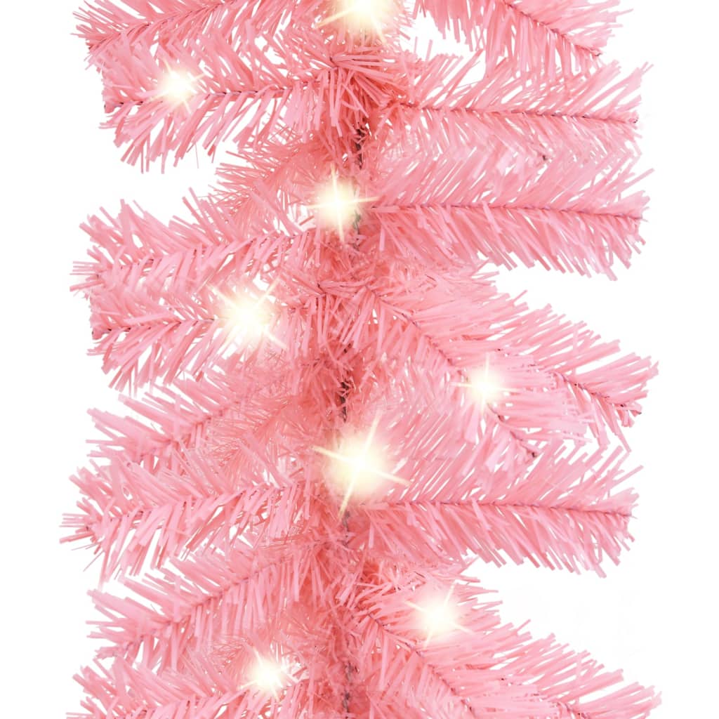 Kerstslinger Met Led-Lampjes 20 m Roze
