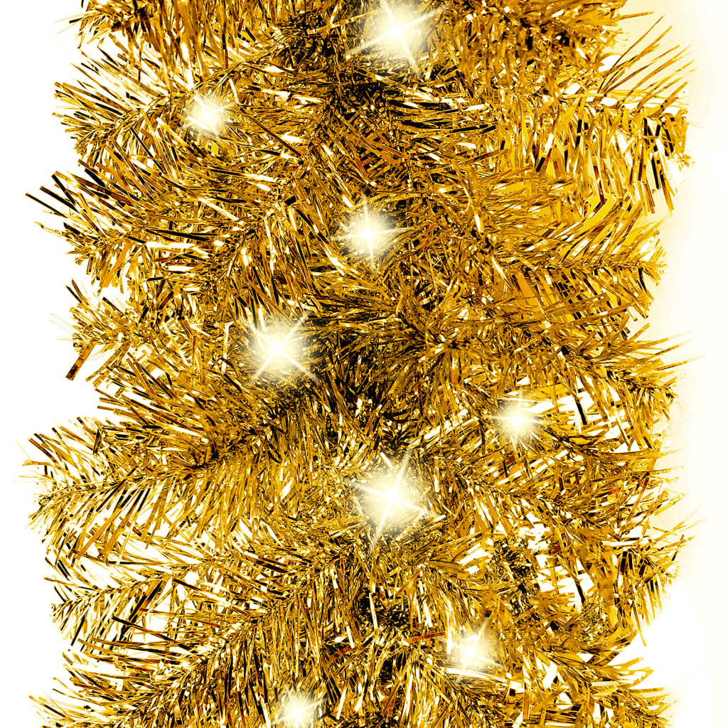 Kerstslinger Met Led-Lampjes Kleurig 5 m Goud
