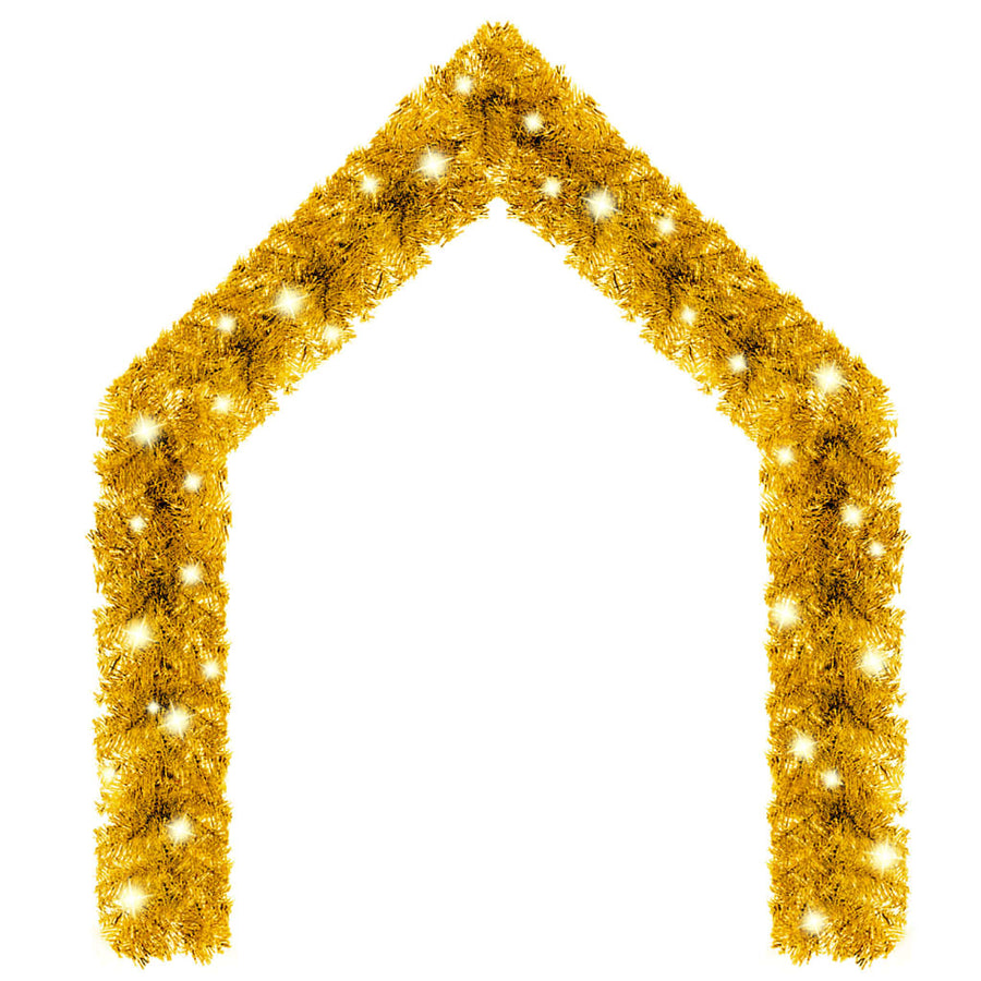 Kerstslinger Met Led-Lampjes Kleurig 10 m Goud