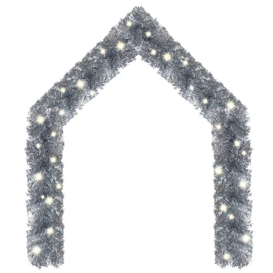 Kerstslinger Met Led-Lampjes Kleurig 20 m Zilver