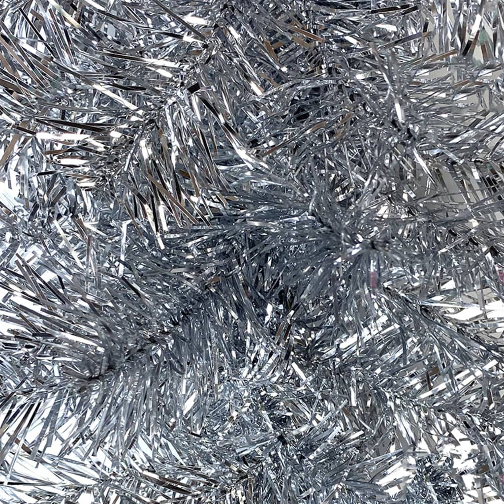 Kerstslinger Met Led-Lampjes Kleurig 20 m Zilver
