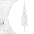 Kerstboom Smal 20 Cm 210 x 55 cm Wit