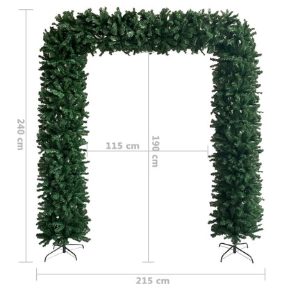 Kerstboog 240 Cm 240 x 215 cm Groen