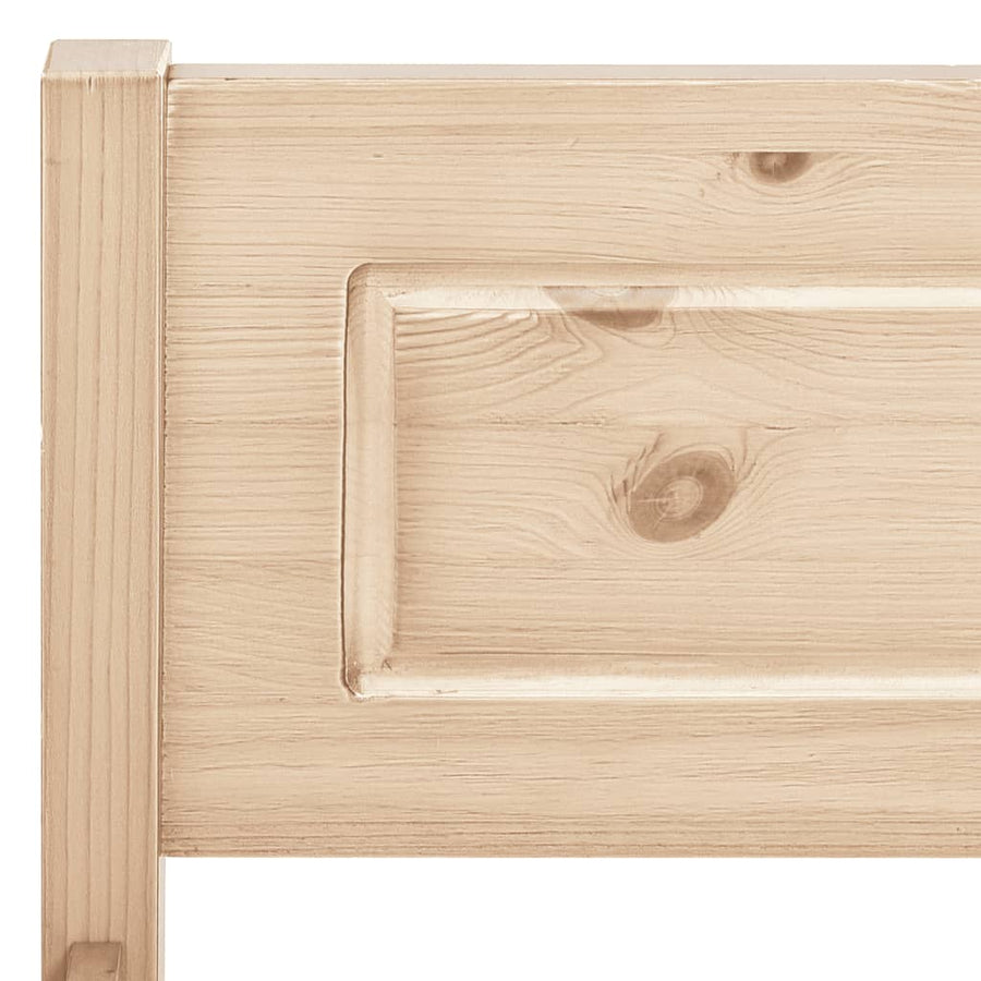 Bedframe Massief Grenenhout 90 x 200 cm Bruin