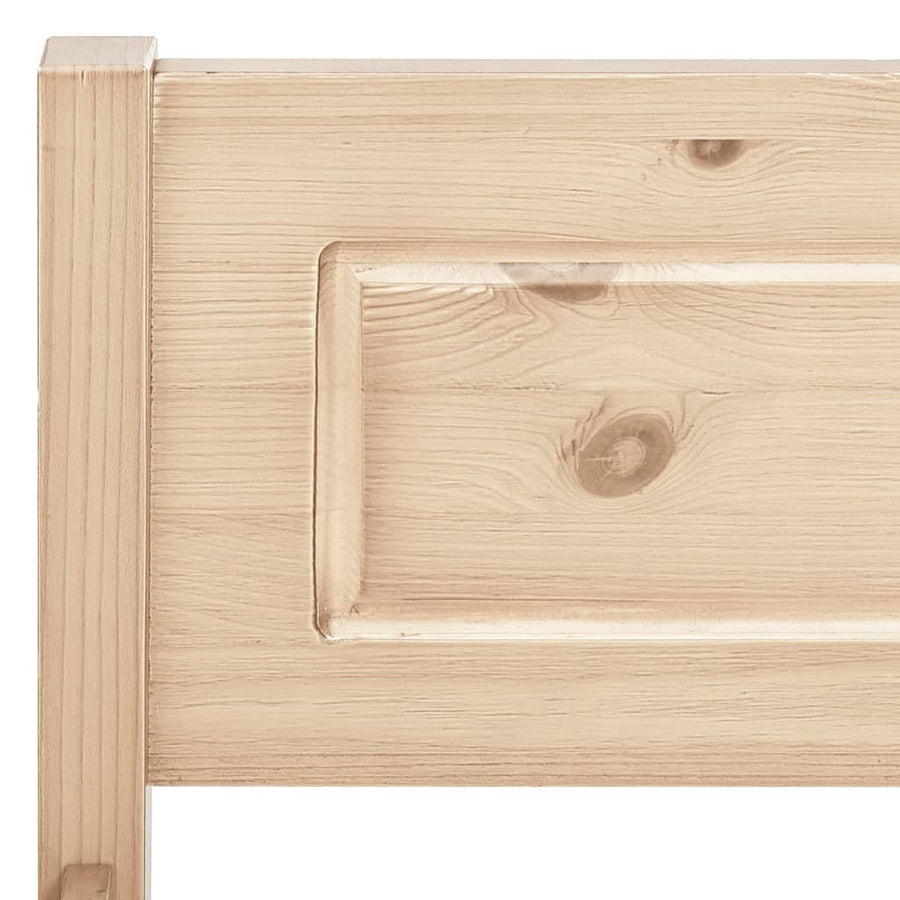 Bedframe Massief Grenenhout 100 x 200 cm Bruin