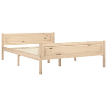 Bedframe Massief Grenenhout 120 x 200 cm Bruin
