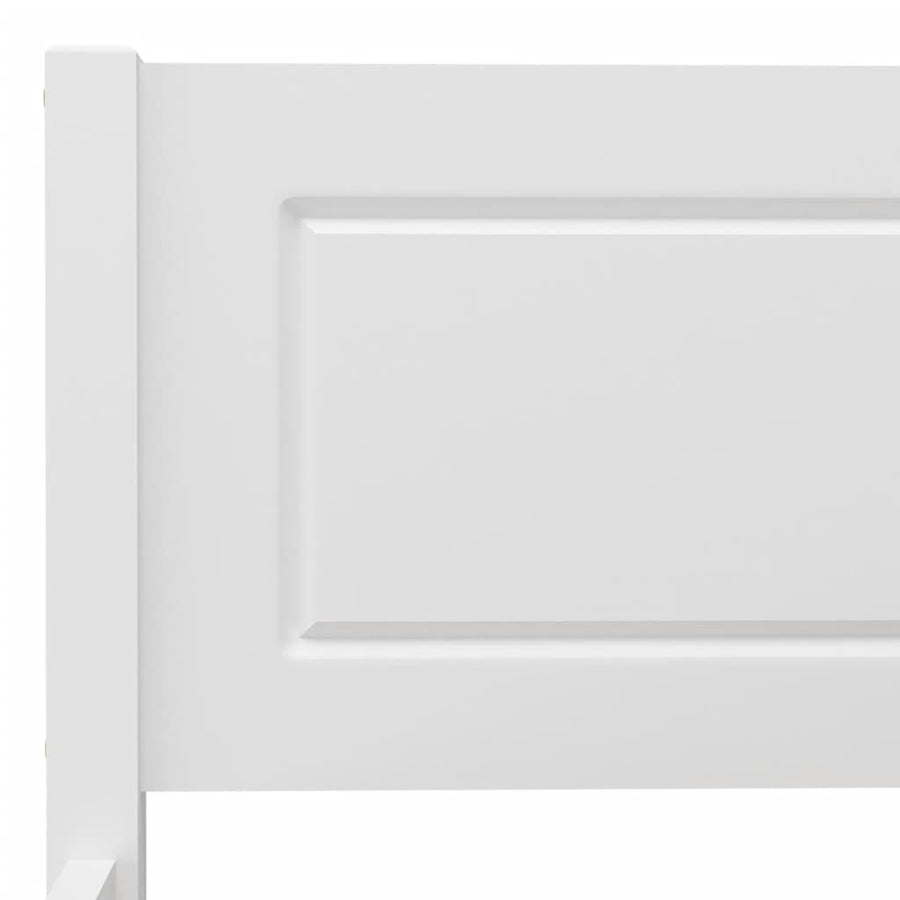 Bedframe Massief Grenenhout 140 x 200 cm Wit