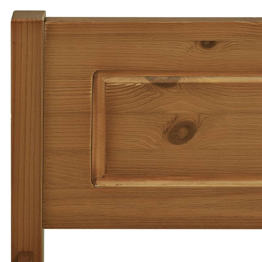 Bedframe Massief Grenenhout 140 x 200 cm Honingbruin