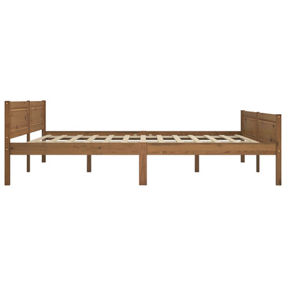 Bedframe Massief Grenenhout 180 x 200 cm Honingbruin