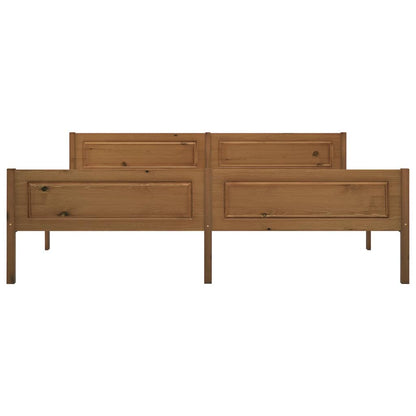 Bedframe Massief Grenenhout 180 x 200 cm Honingbruin