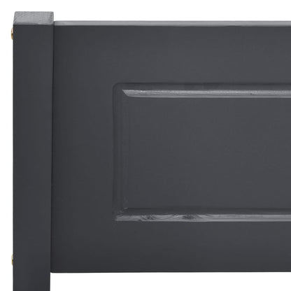 Bedframe Massief Grenenhout 100 x 200 cm Grijs