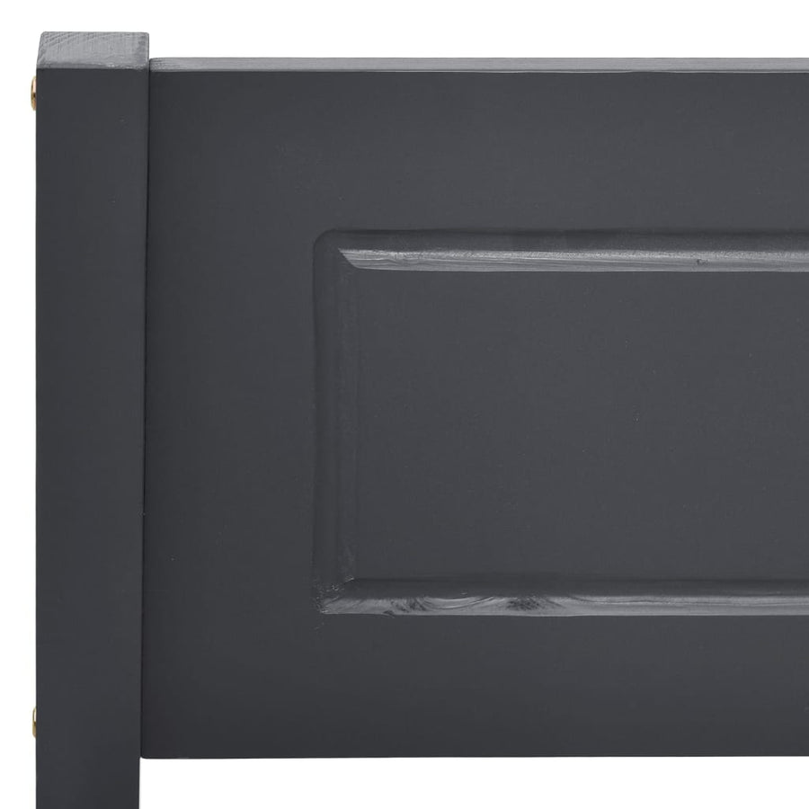 Bedframe Massief Grenenhout 120 x 200 cm Grijs
