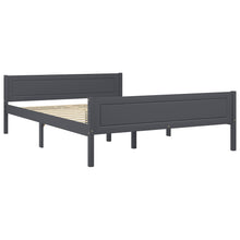 Bedframe Massief Grenenhout 160 x 200 cm Grijs