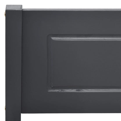 Bedframe Massief Grenenhout 180 x 200 cm Grijs