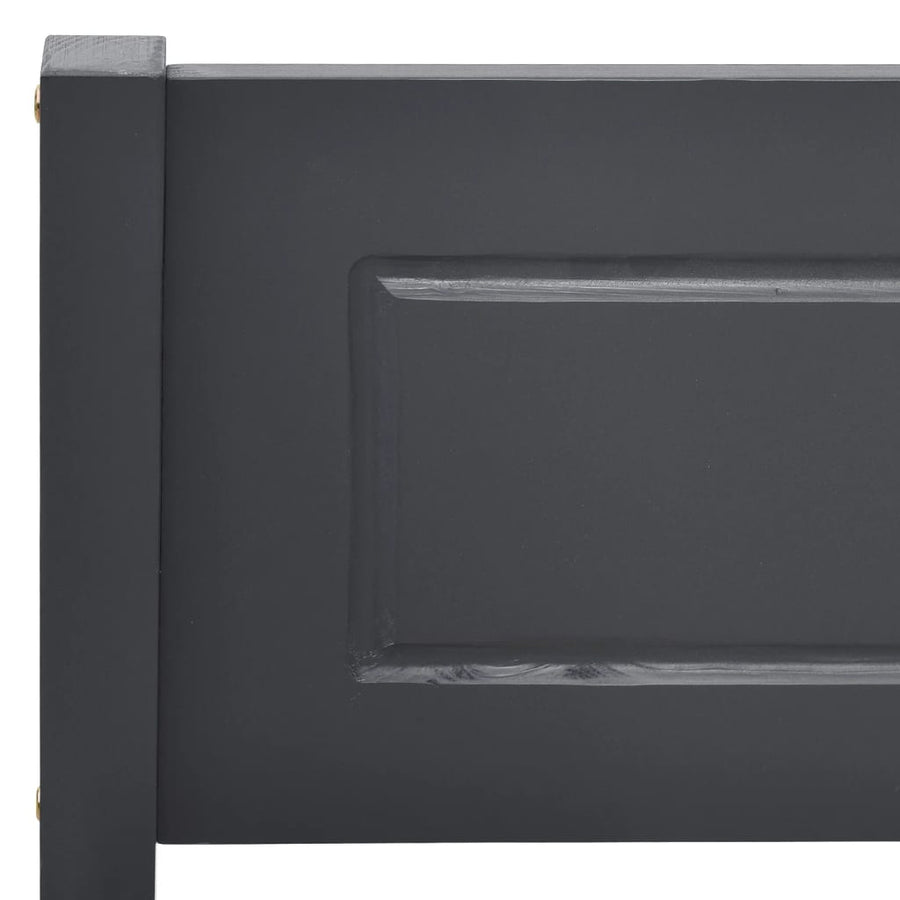 Bedframe Massief Grenenhout 200 x 200 cm Grijs