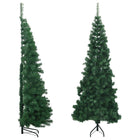 Kunstkerstboom hoek 180 cm PVC groen